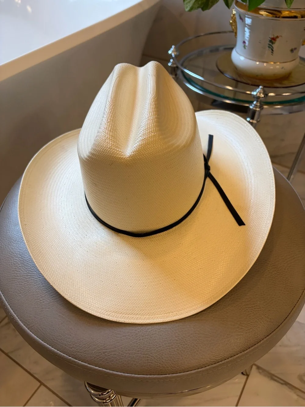 Stetson Unisex 6 3/4 Straw Cowboy Hat Cream